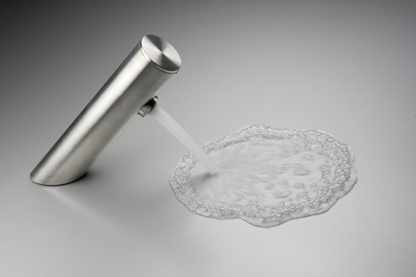 Izlietnes jaucējkrāns, bezkontakta, bez temperatūras regulēšanas - 230/6V Sense 205 mm pulēts tērauds - N1 Home