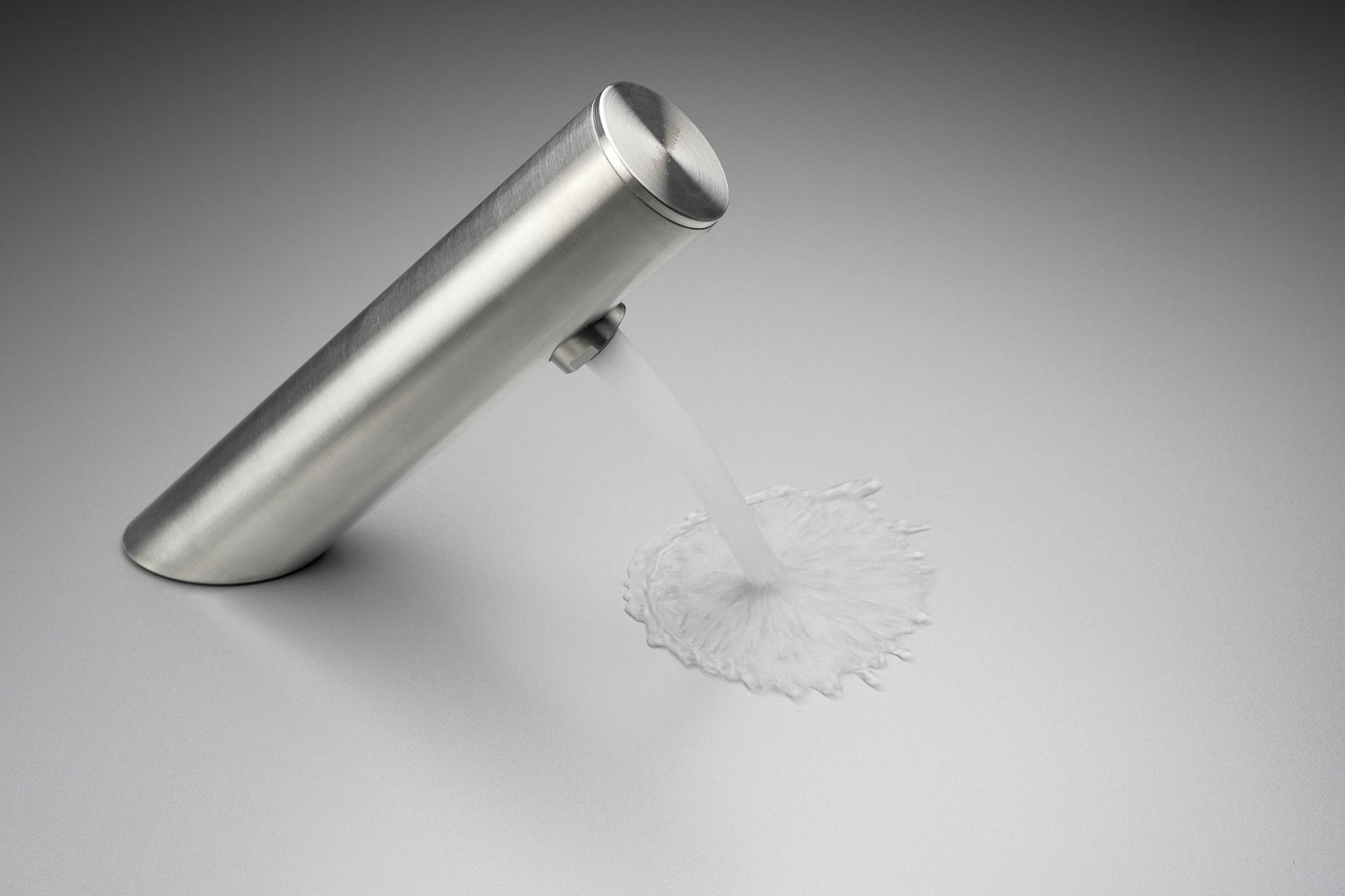 Izlietnes jaucējkrāns, bezkontakta, bez temperatūras regulēšanas - 4xAA Sense 205 mm pulēts tērauds - N1 Home