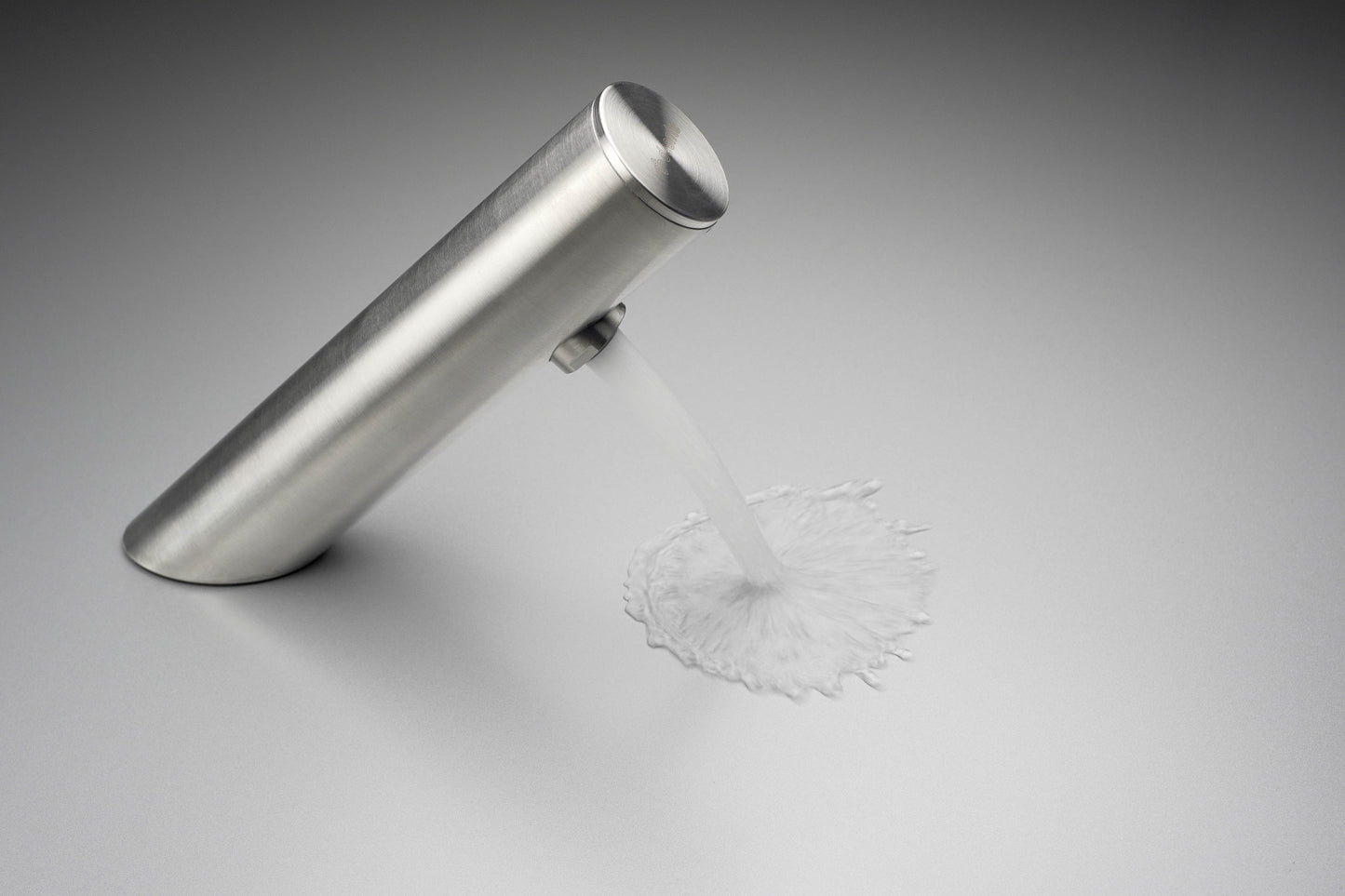 Izlietnes jaucējkrāns, bezkontakta, ar temperatūras kontroli - 4xAA Sense 148 mm matēts tērauds - N1 Home