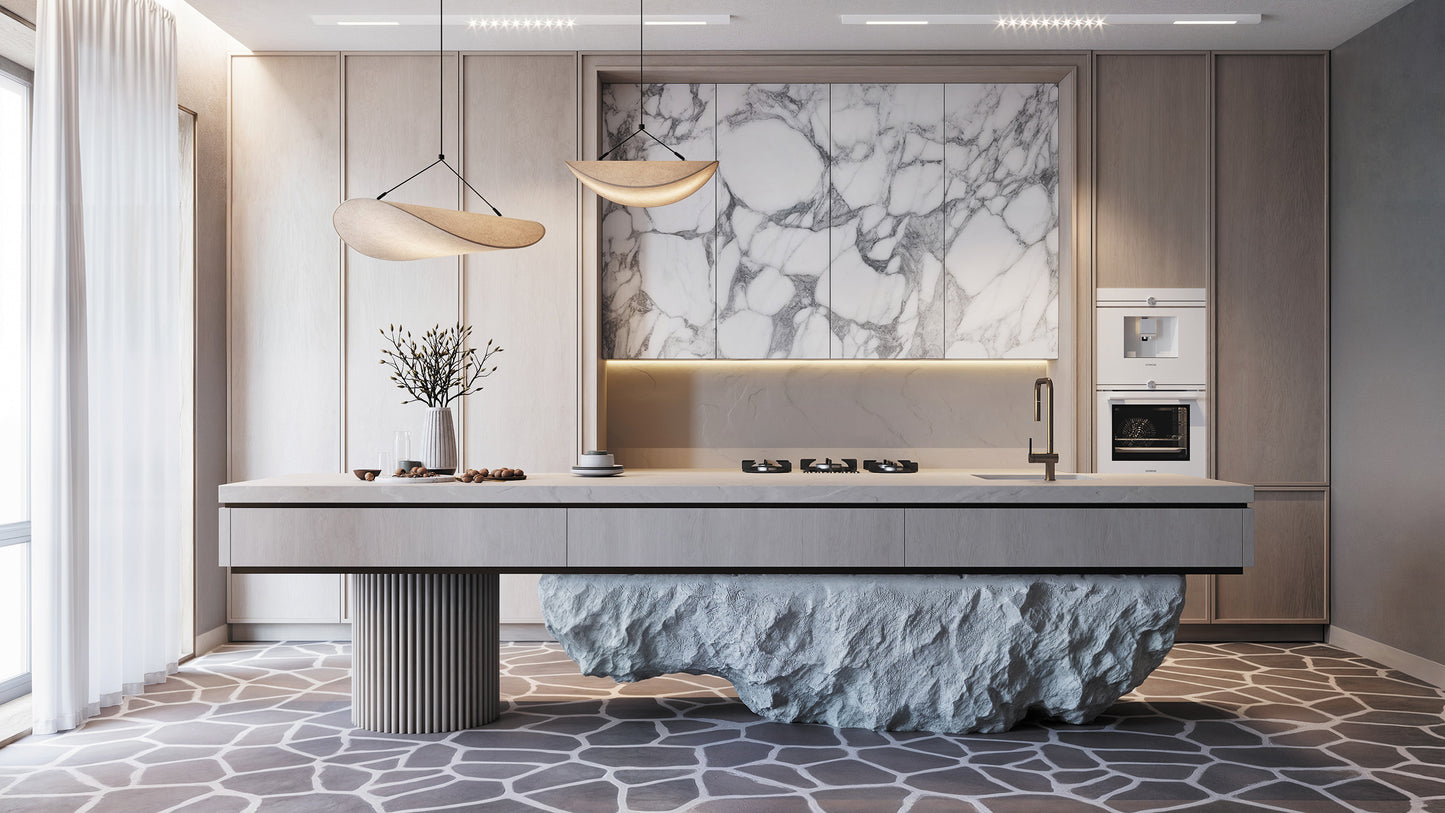 Virtuves jaucējkrāns ar izvelkamu snīpi Momi 408 mm nero - N1 Home