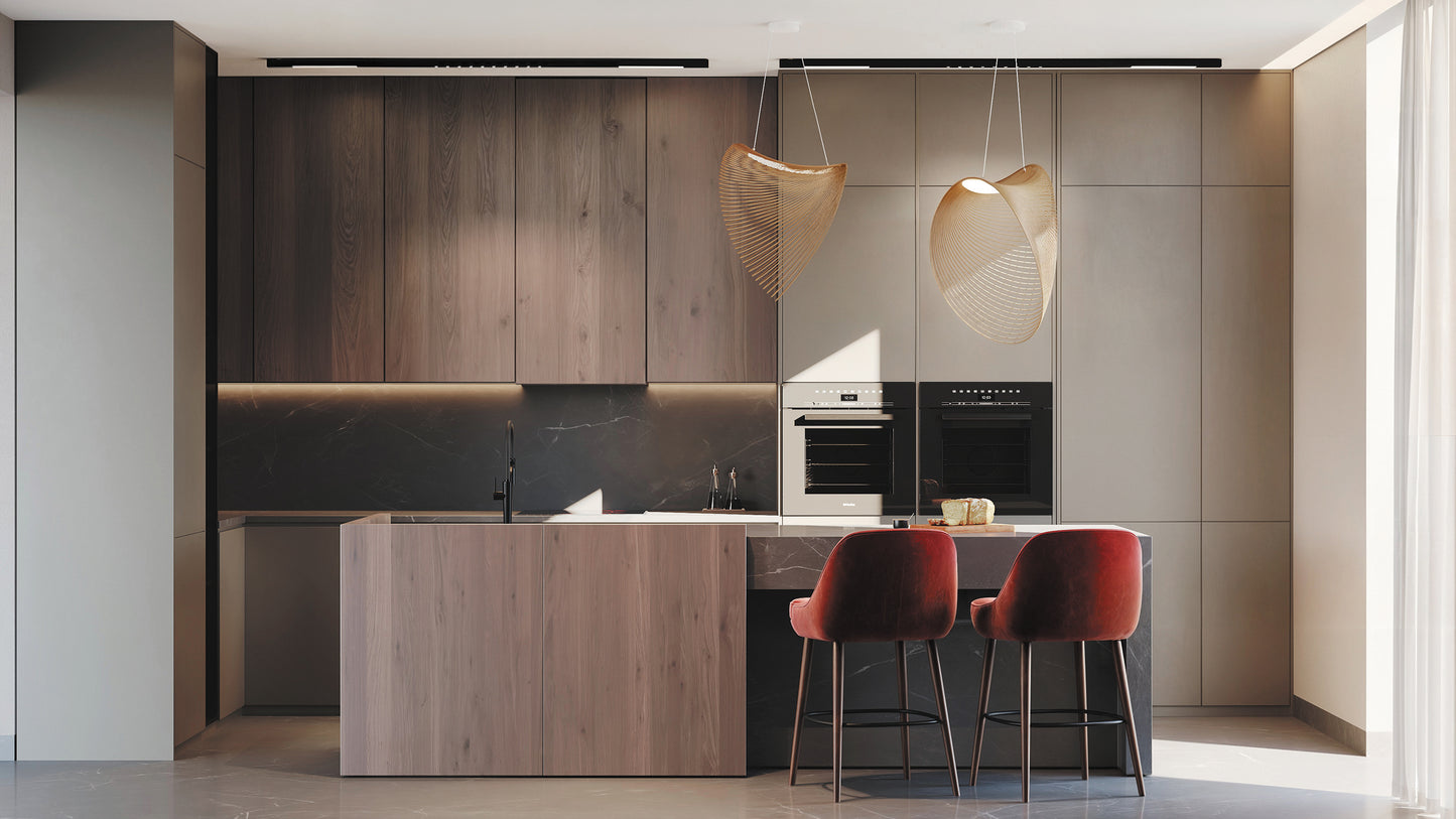 Virtuves maisītājs ar elastīgu snīpi - 2 veidu sprauslas Corda 435 mm matēts tērauds - N1 Home