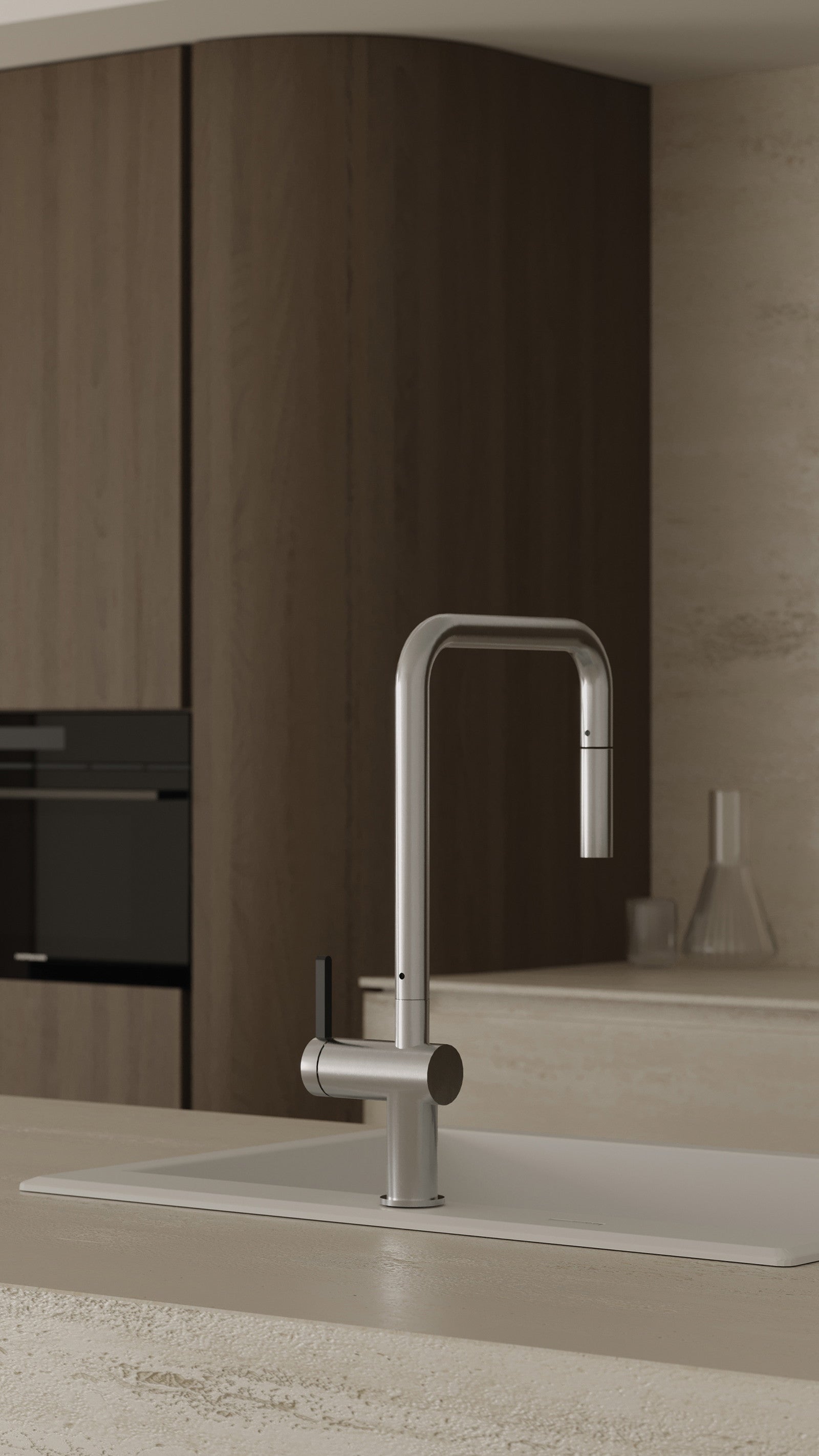 1-bļodas granīta izlietne Eridan 700 x 520 x 210 nero - N1 Home