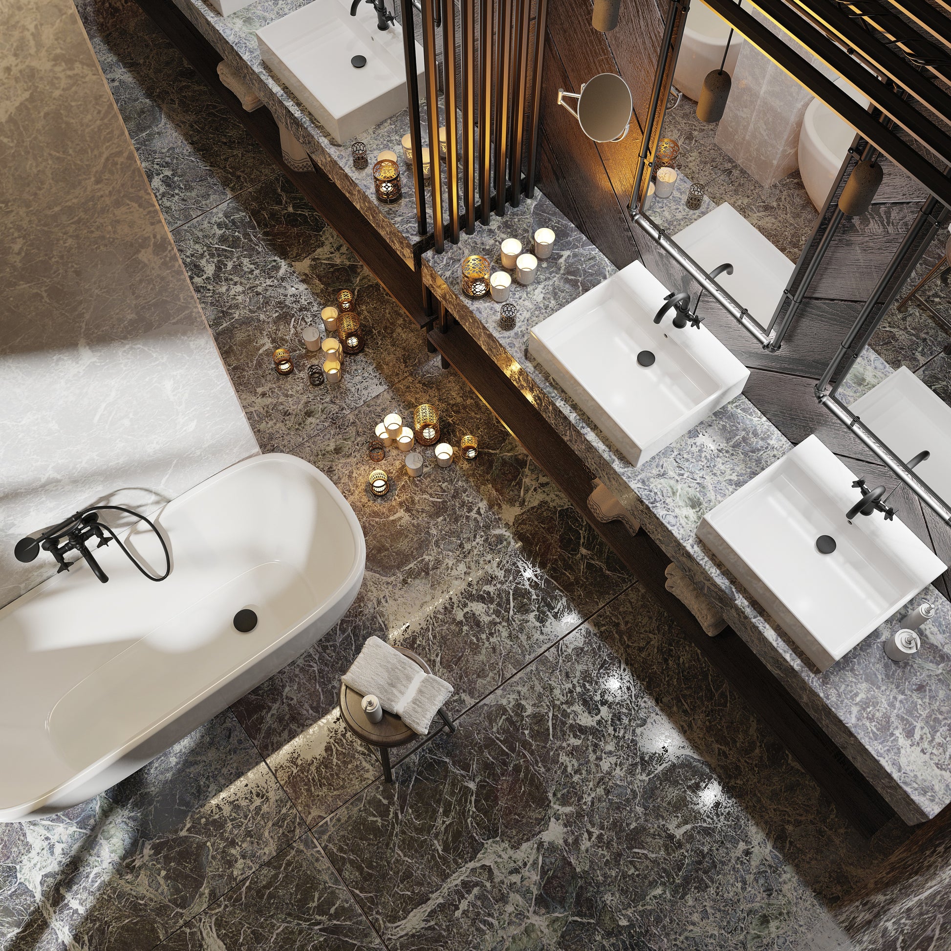 Izlietnes maisītājs Temisto 210 mm nero - N1 Home