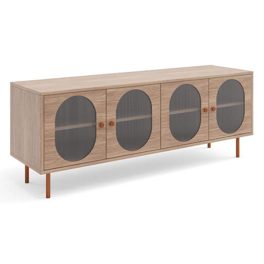 TV skapis Volto 161/38/62 cm rieksts/varš - N1 Home