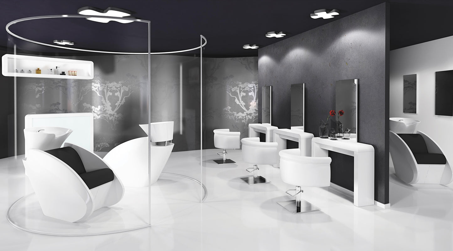 Frizētavas krēsls Refli 70/42/62 cm balts - N1 Home