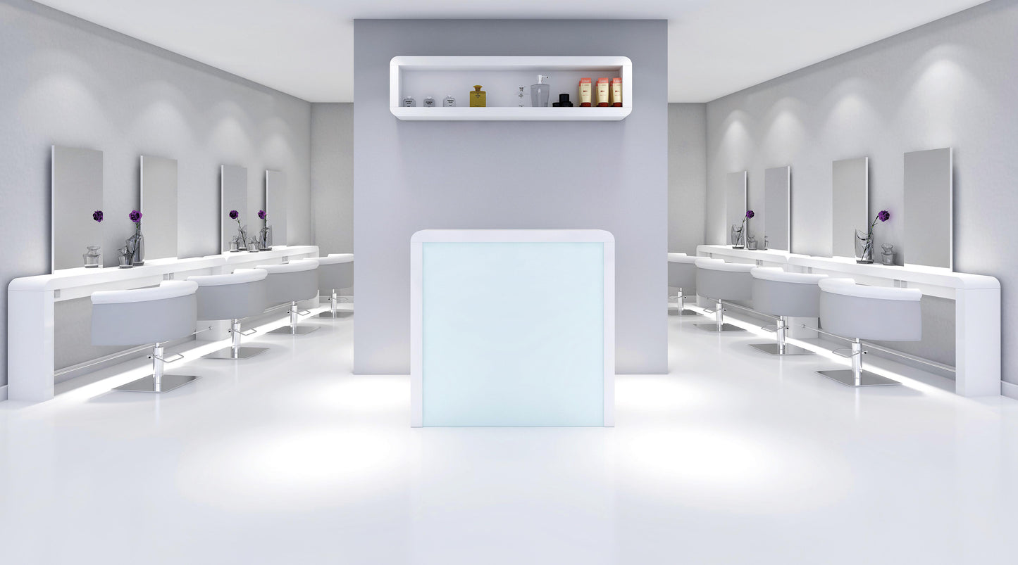 Frizētavas krēsls Refli 70/42/62 cm balts - N1 Home