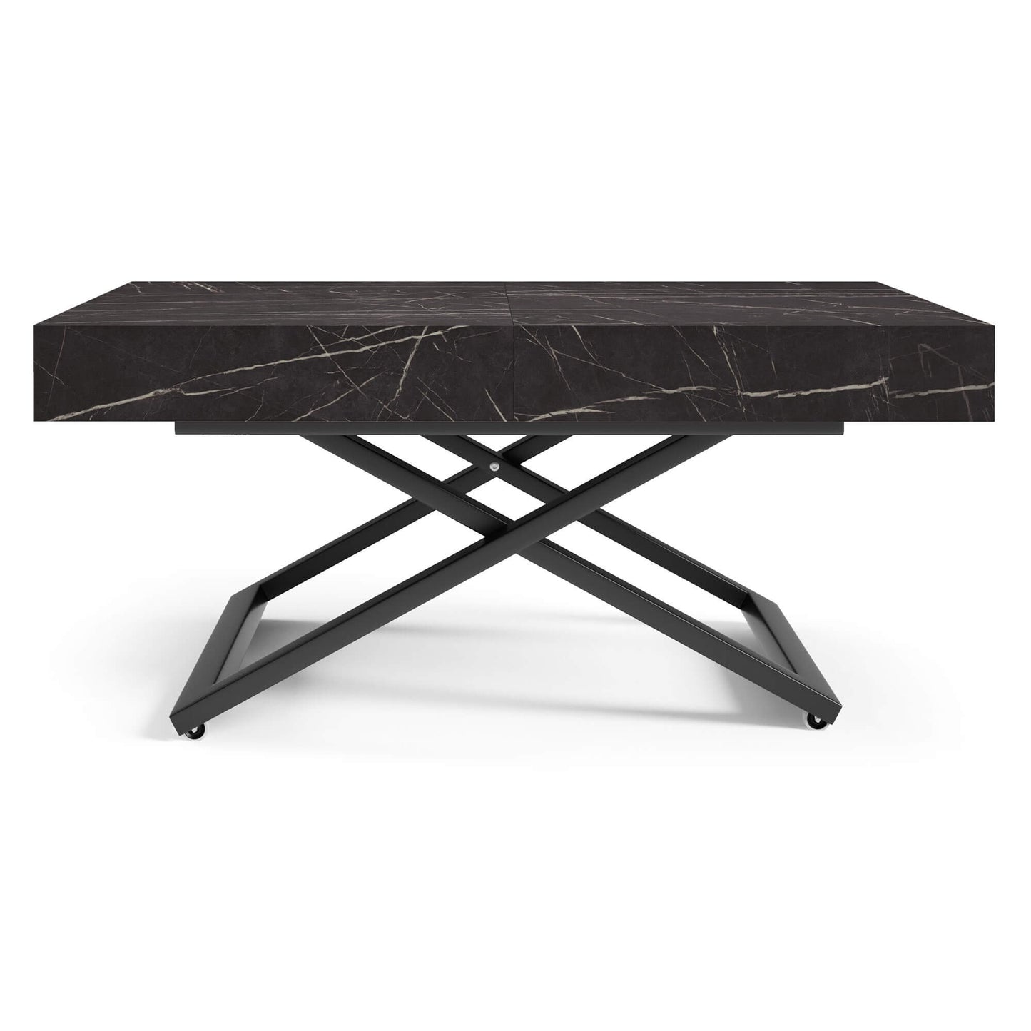 Galds Tiks U 27-80/120-200/80 cm tumši pelēks Čikago - N1 Home