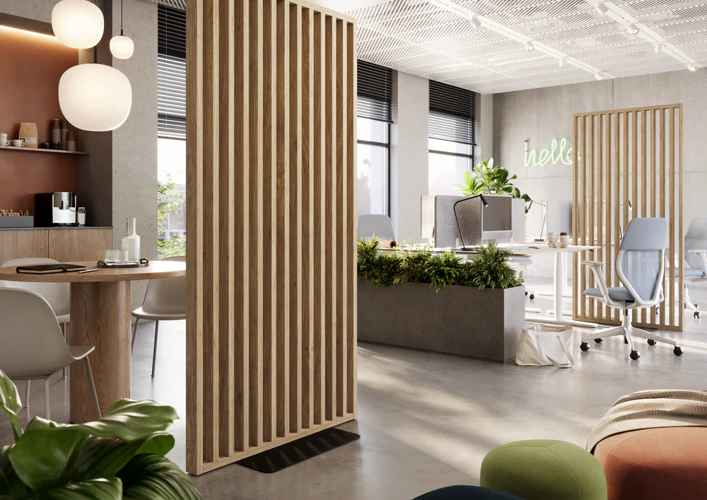 Starpsiena ar pamatni Glosa 99/200 cm ozols