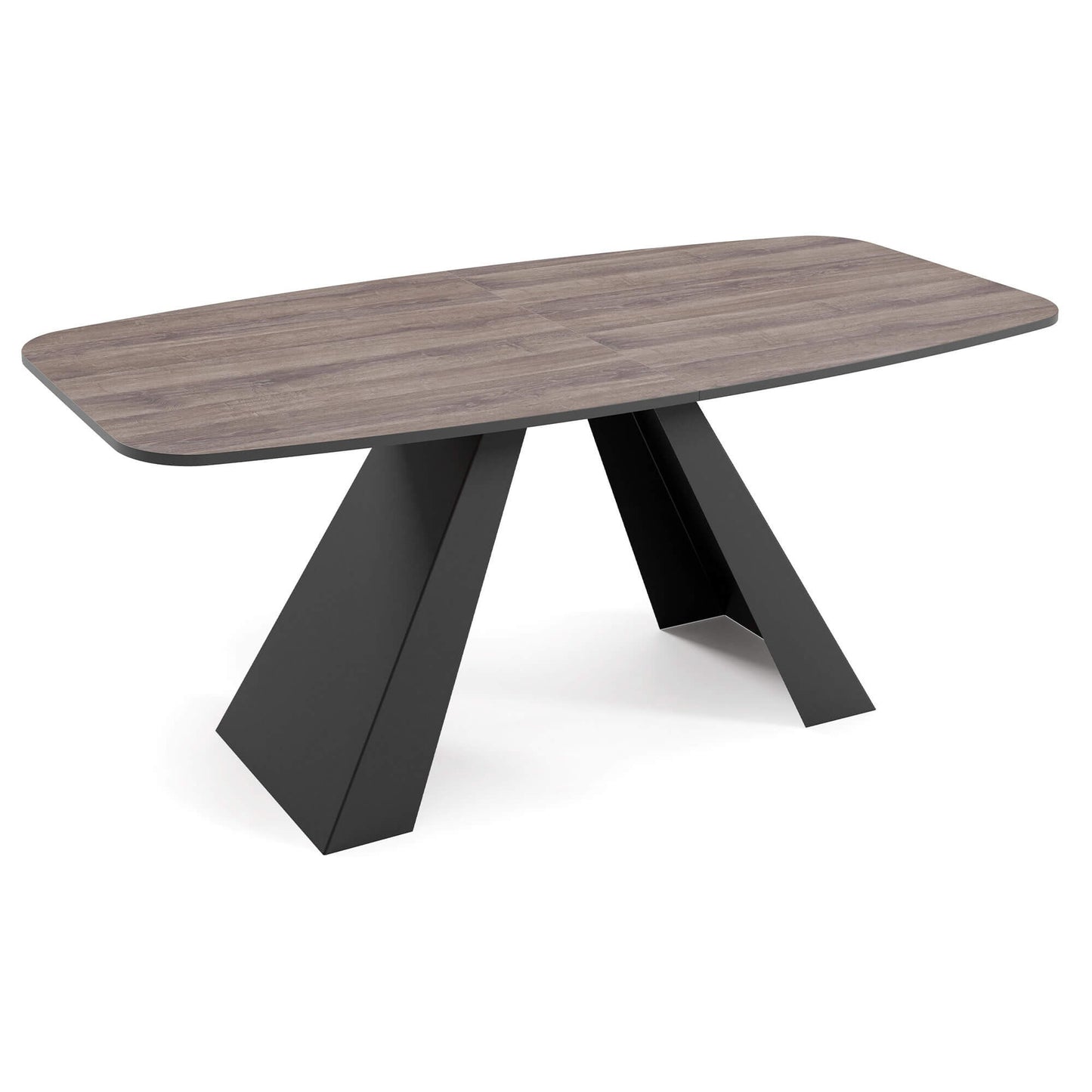 Galds Myra 160/76/80 cm Antracīts Šermans ozols - N1 Home