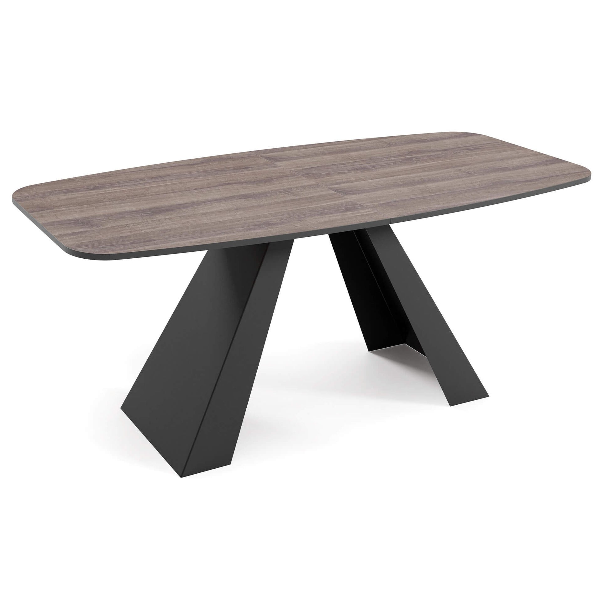 Galds Myra 160/76/80 cm Antracīts Šermans ozols - N1 Home