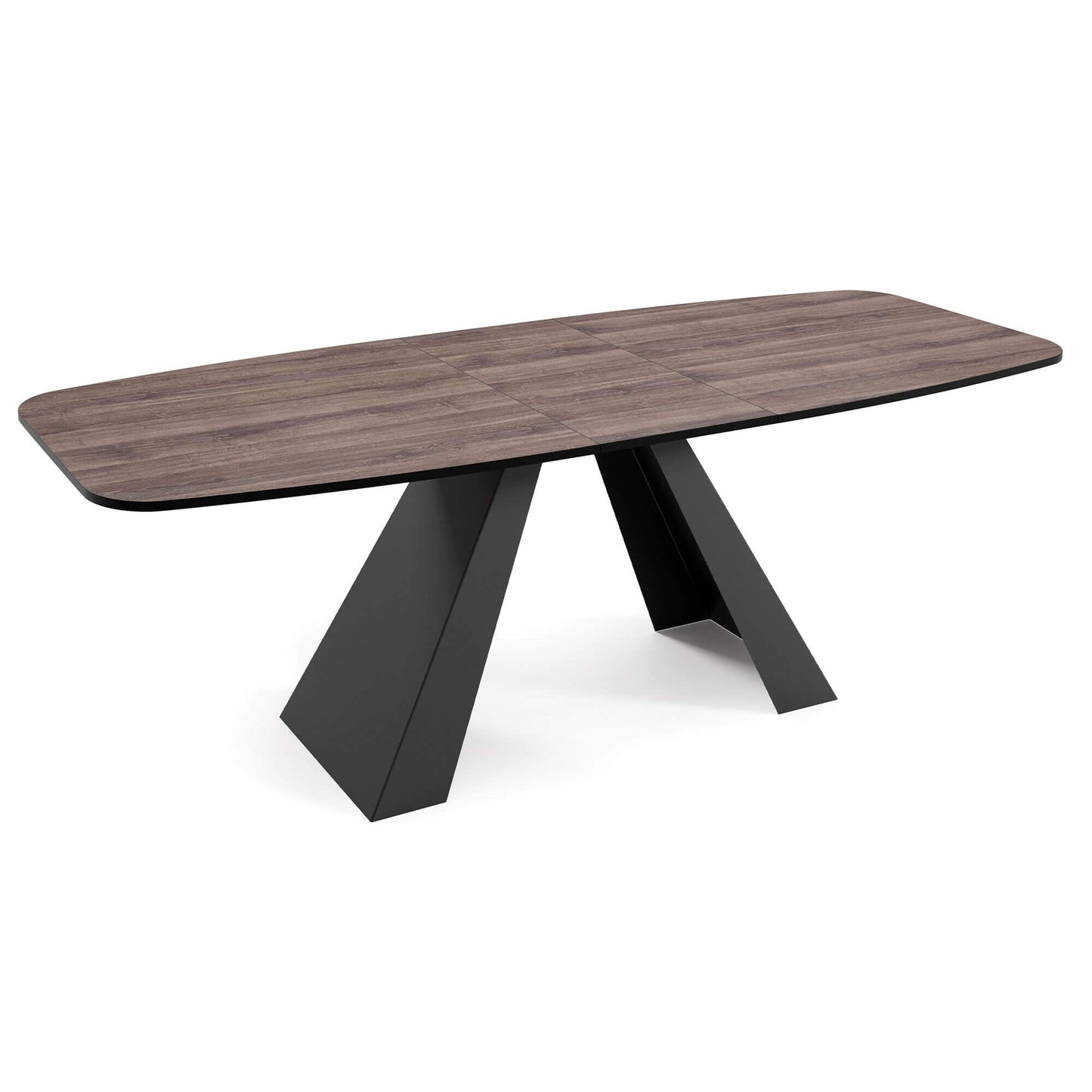 Galds Myra 160/76/80 cm Antracīts Šermans ozols - N1 Home