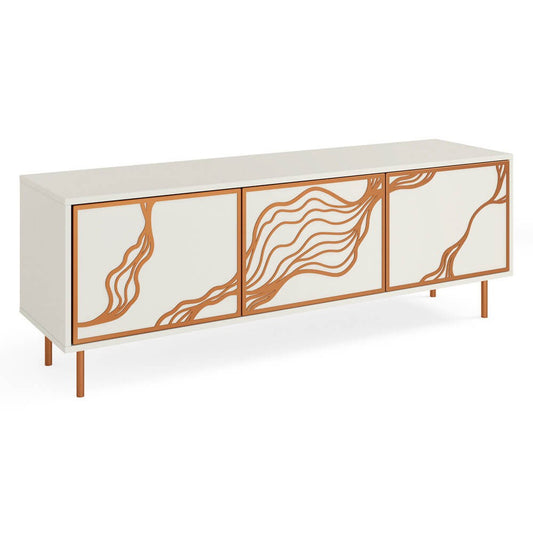 TV skapis Maros 161/38/62 cm kašmirs/varš - N1 Home