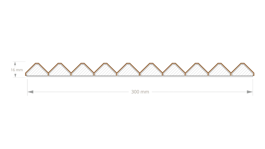 Lameles uz auduma Site 275/30 cm ozols