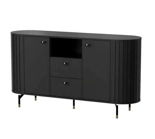 Kumode Zanto 150/40/81 cm melns