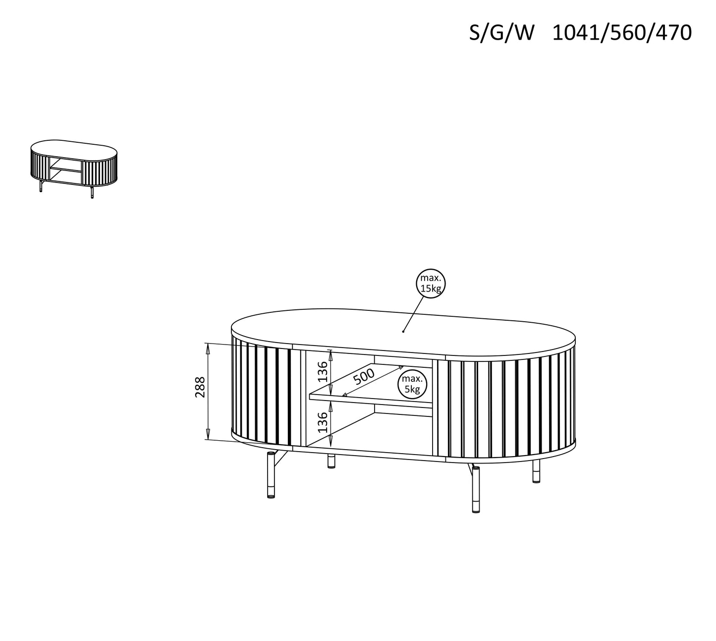 Kafijas galds Zanto 104/56/47 cm melns