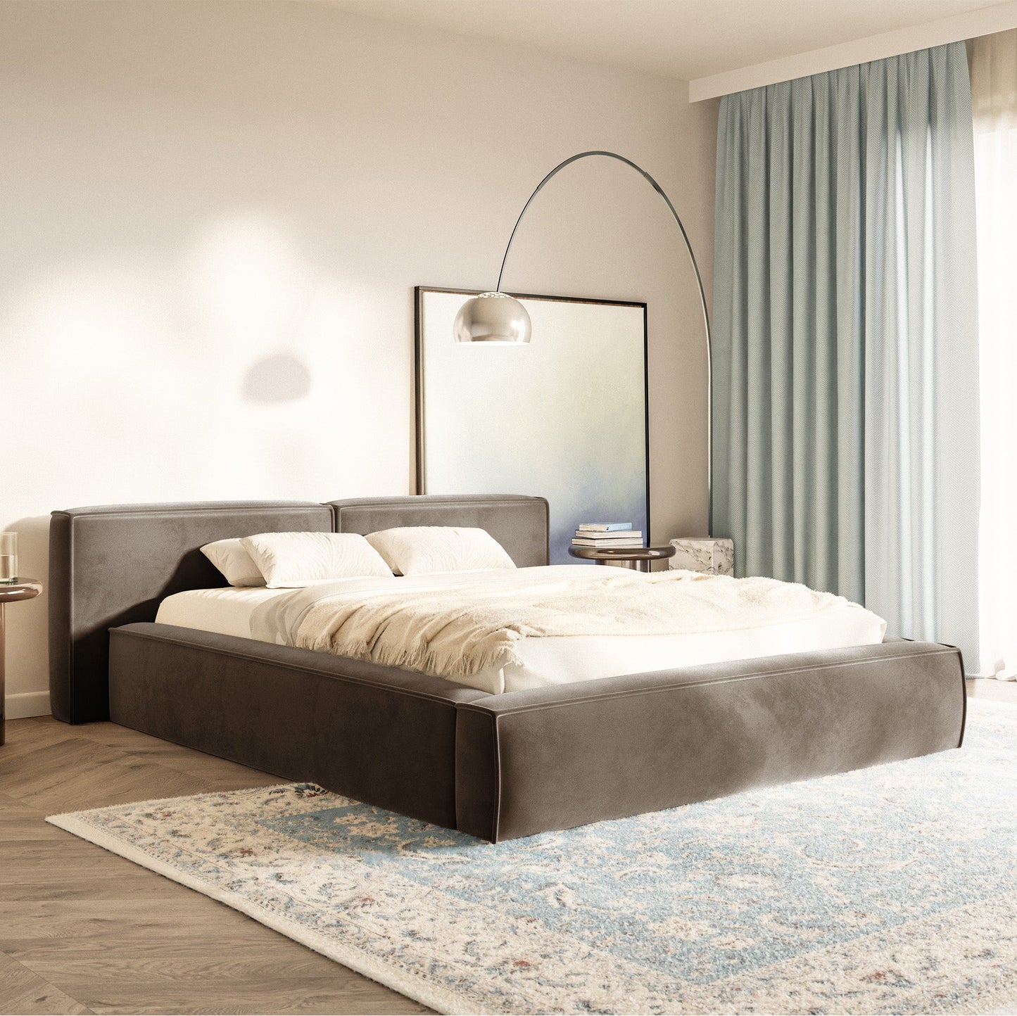 Gulta Tilas low 140/160/180/200x200 cm Bluvel 40 - N1 Home