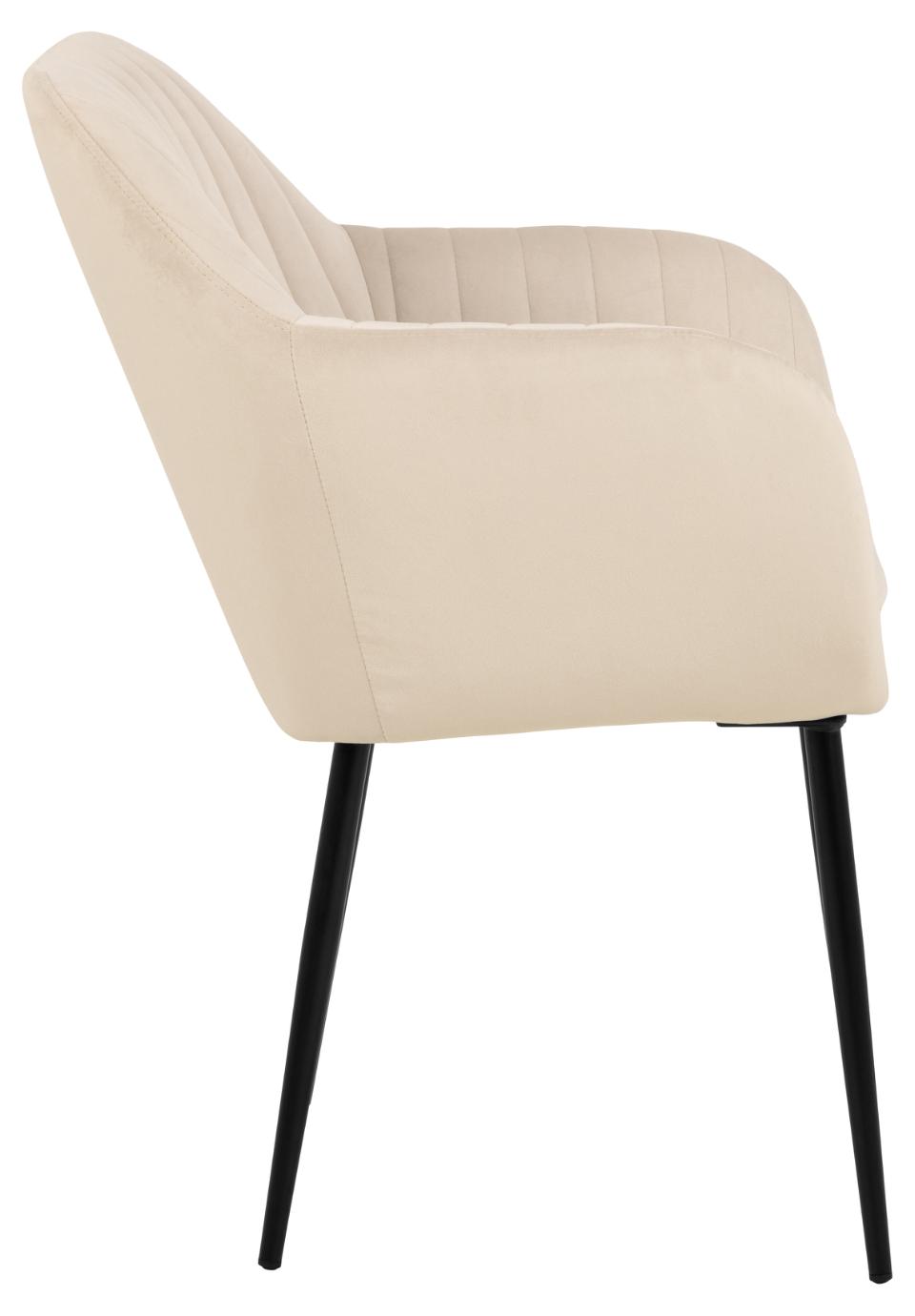 Krēsls Emil 57/61/83 cm smiltis/melns - N1 Home