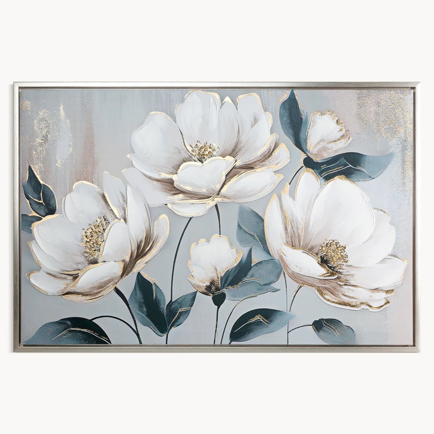 Glezna Piony 60/90 cm balts/debesjums - N1 Home