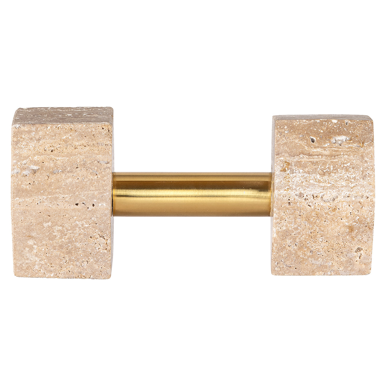 Dekoratīvs priekšmets Richmond Interiors Dumble 11/22/11 cm bēšs / spīdīga misiņa - N1 Home