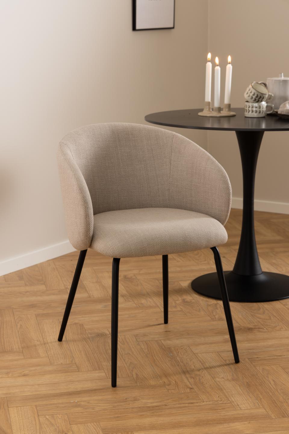 Krēsls Elear 56/54/80 cm bēšs - N1 Home