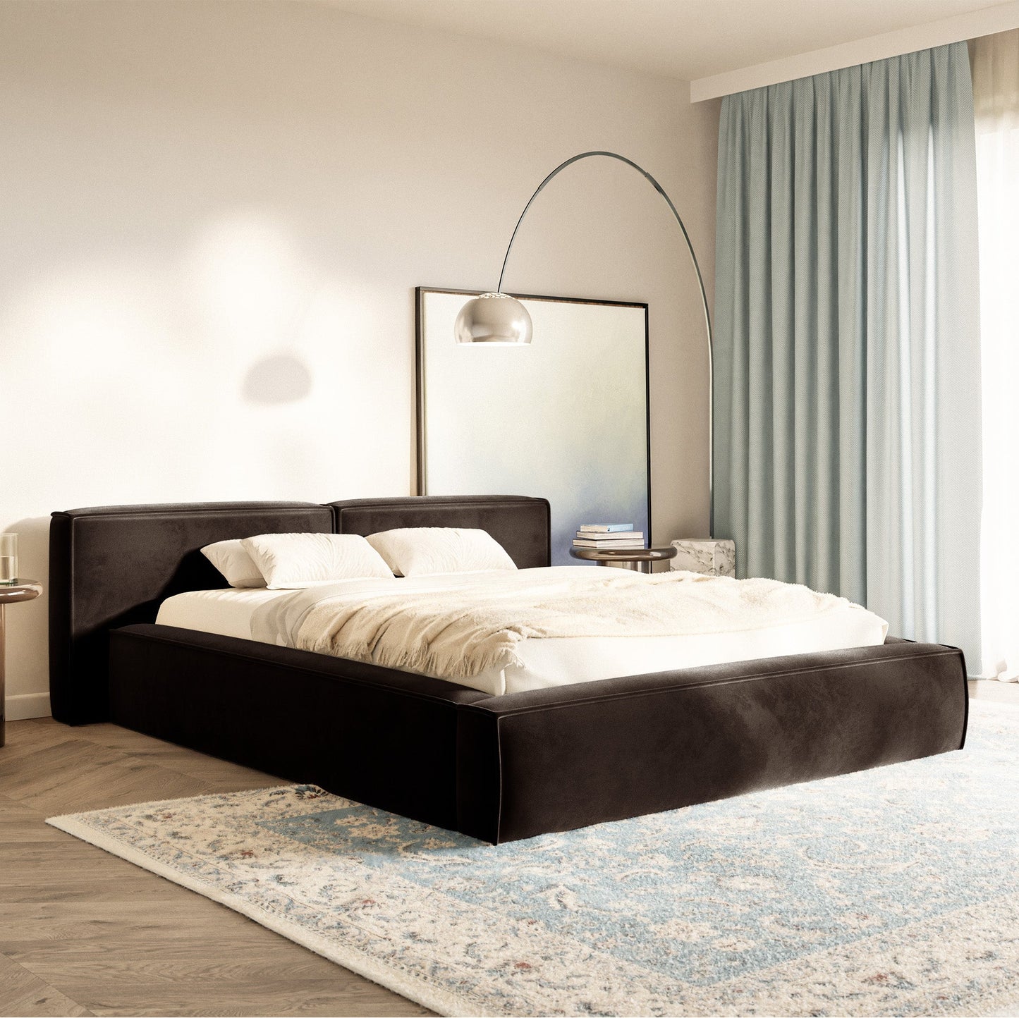 Gulta Tilas low 140/160/180/200x200 cm Bluvel 48 - N1 Home