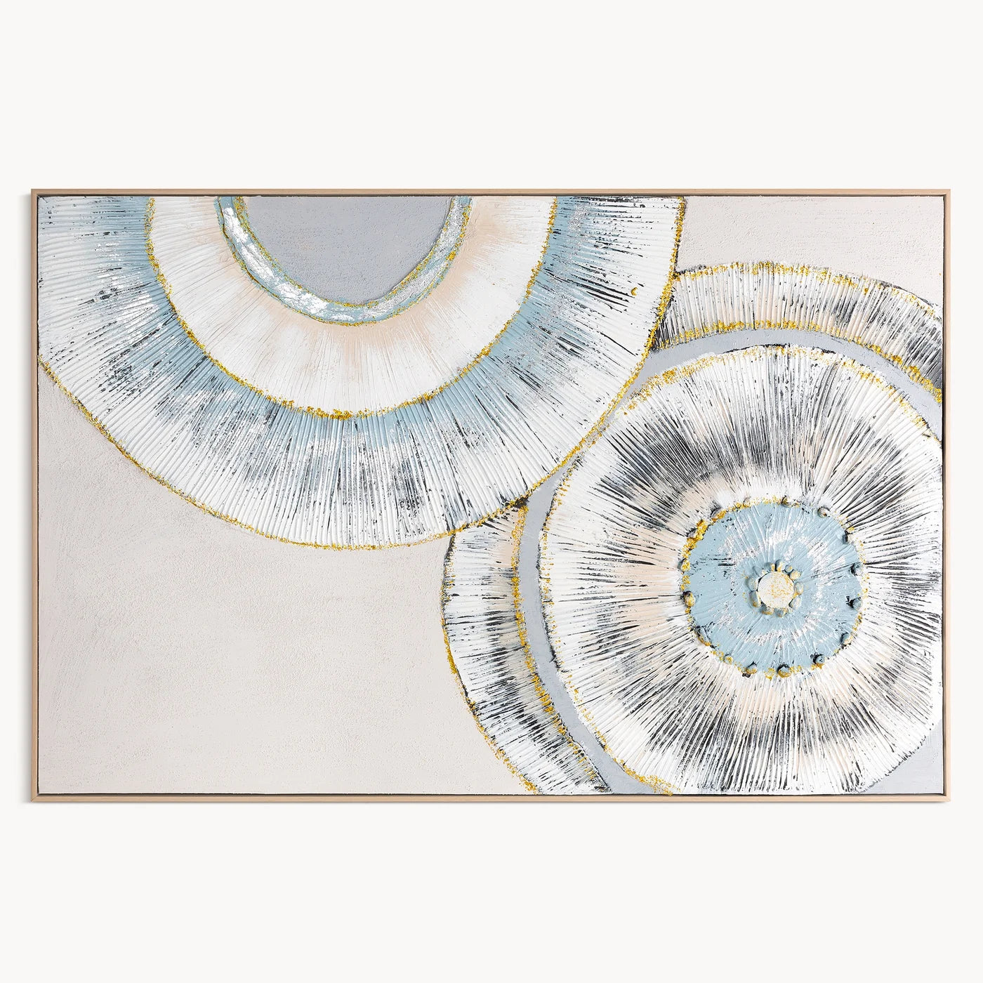 Glezna uz audekla ar ģeometrisku motīvu Ring 82/122 cm - N1 Home