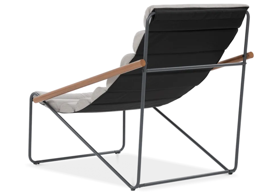 Dārza krēsls Artyk 74/101/85 cm gaiši pelēks - N1 Home