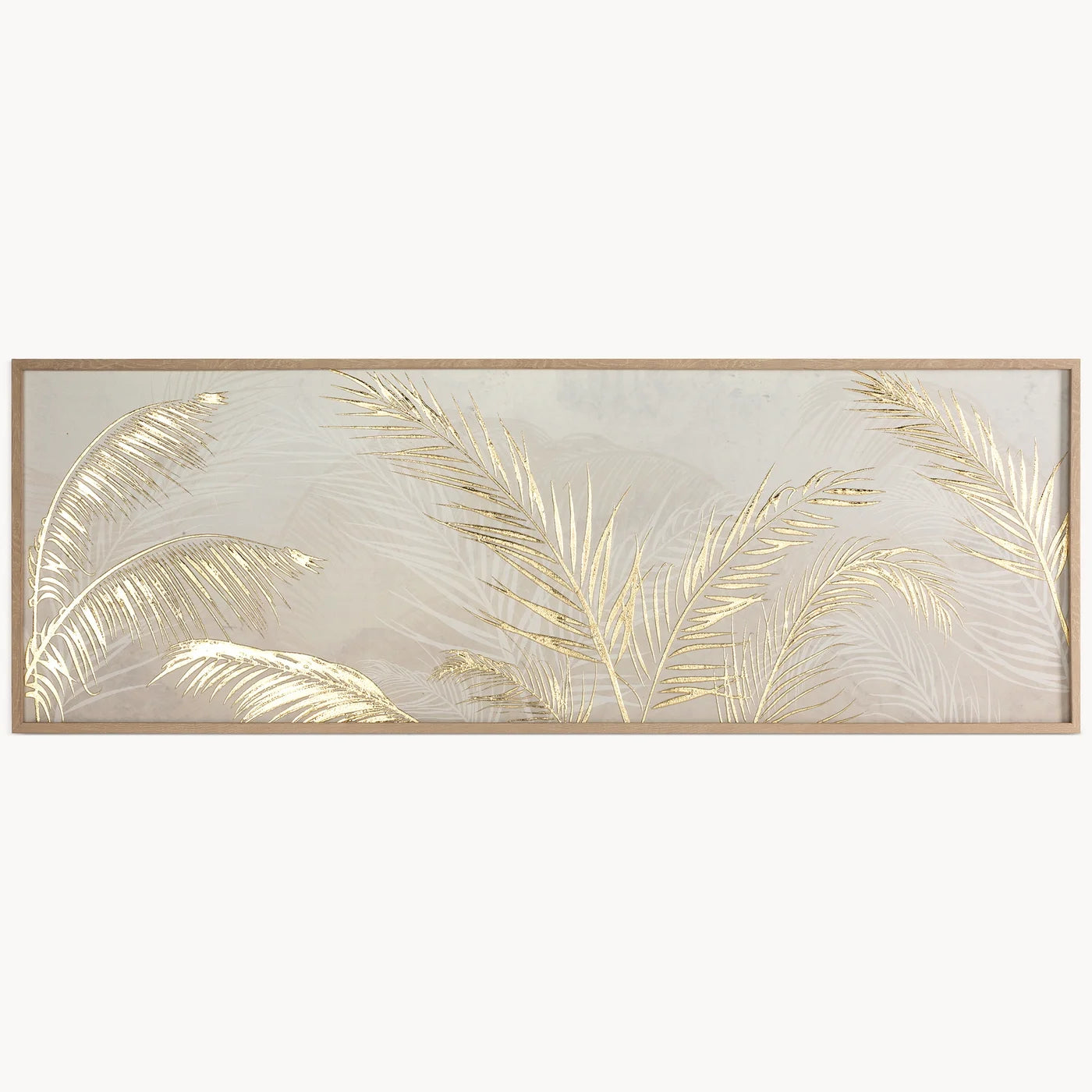 Glezna Flis 40/120 cm bēšs/zelts - N1 Home