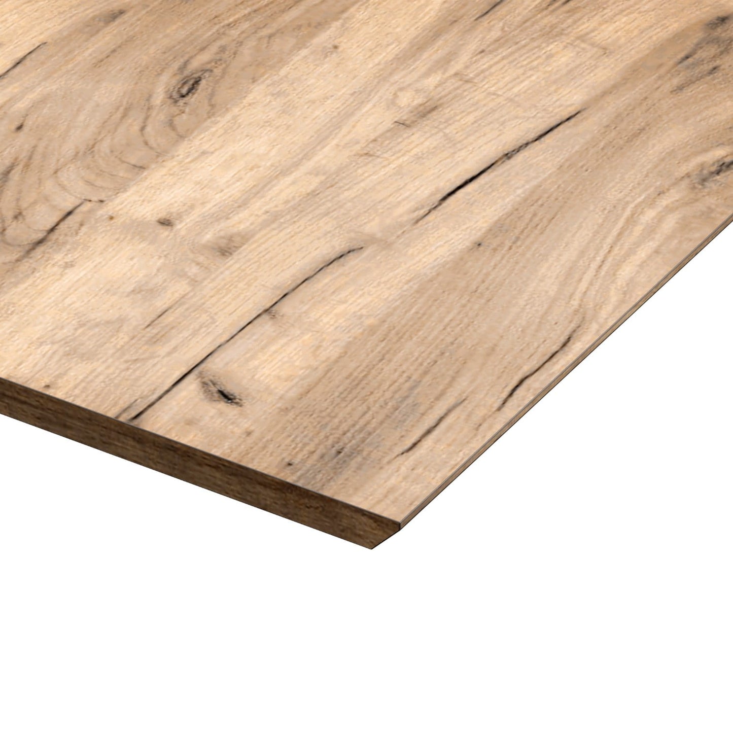 Galda virsma ar izgriezumiem 120/138 cm  kraft zelts ozols - N1 Home