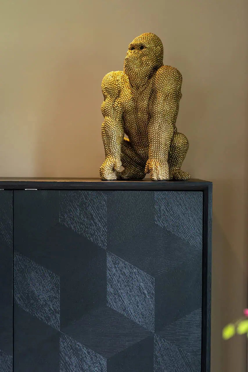 Skapis Blax ar 2 durvīm Richmond Interiors 175/110/52 cm melns - N1 Home