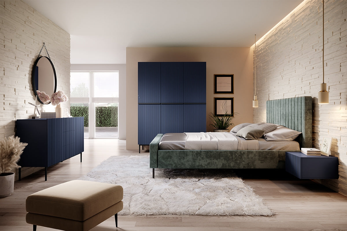 Naktsskapītis (2) AUSTIN 46/25/45 zils - N1 Home