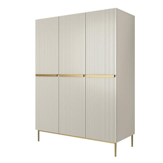 Skapis AUSTIN zelta 150/220/62 kašmirs - N1 Home