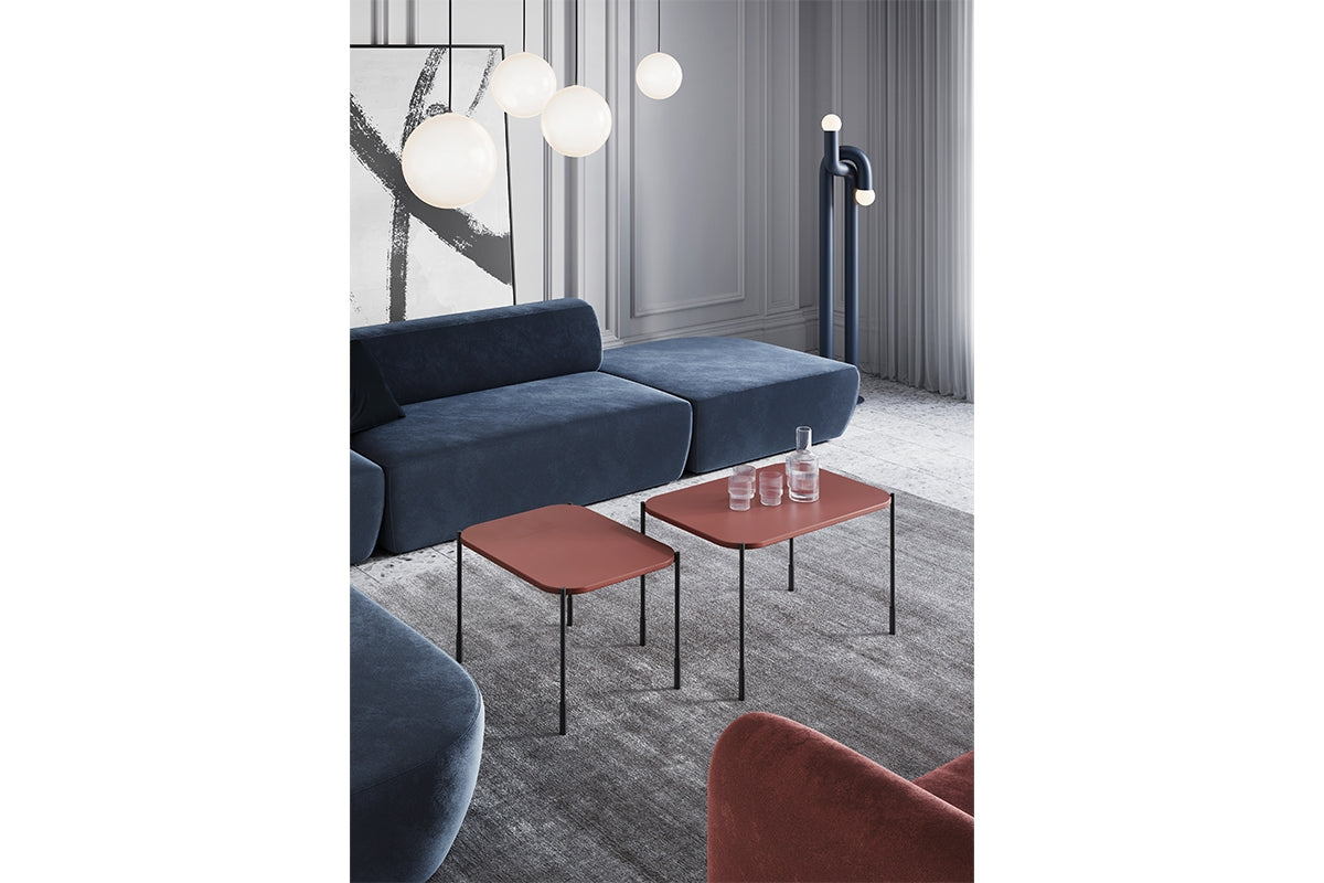 Kafijas galdiņš BARI 60/40/45 terrakota - N1 Home