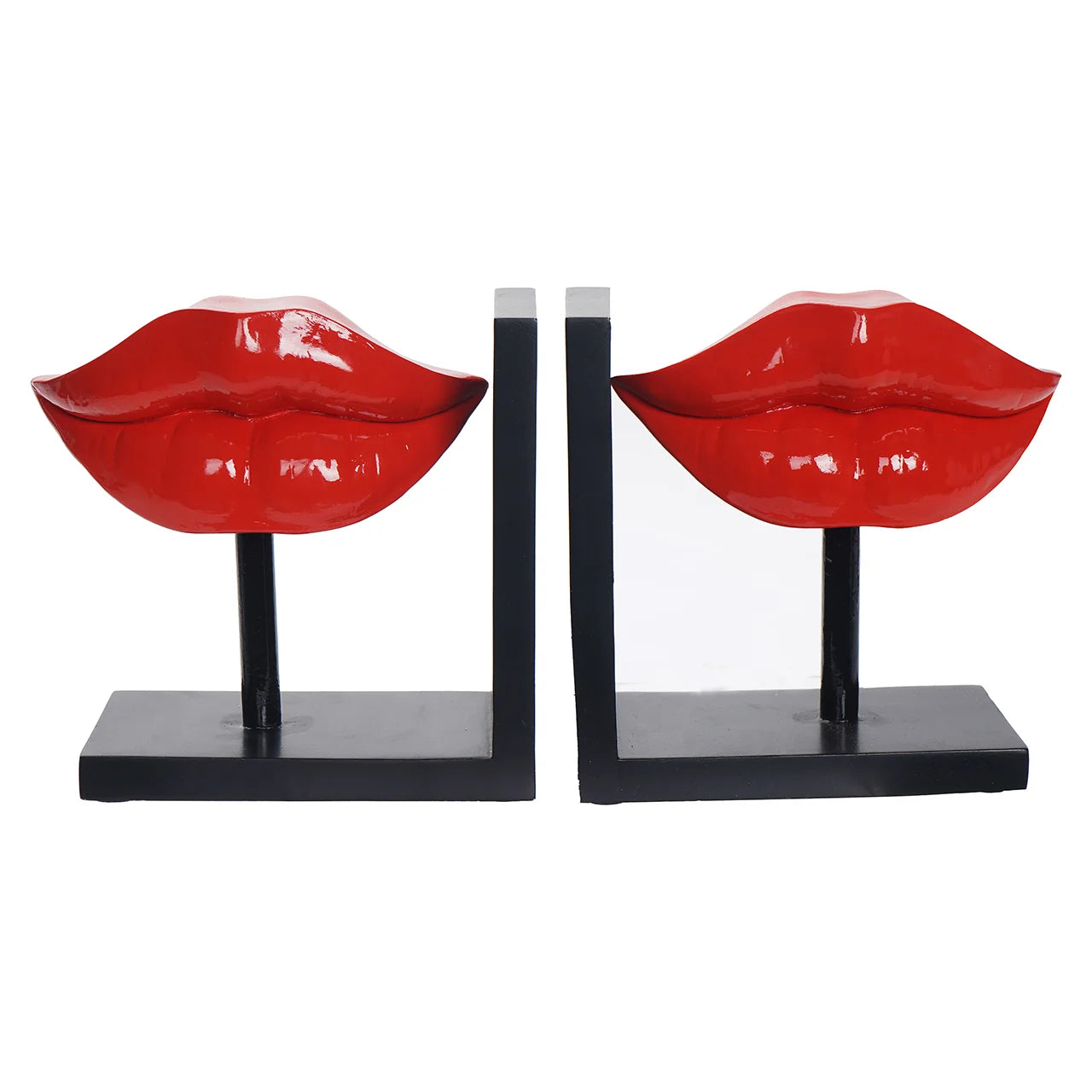 Grāmatu stendi Xia Richmond Interiors 15/30/8 cm melns/sarkans - N1 Home