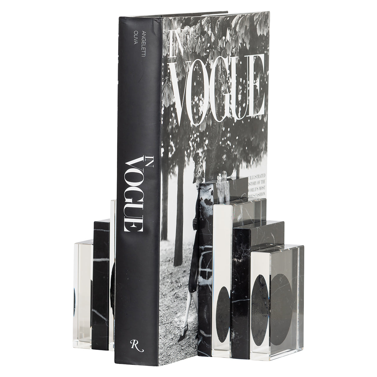 Grāmatu stendi Fancy Richmond Interiors 16/15/8 cm melns - N1 Home