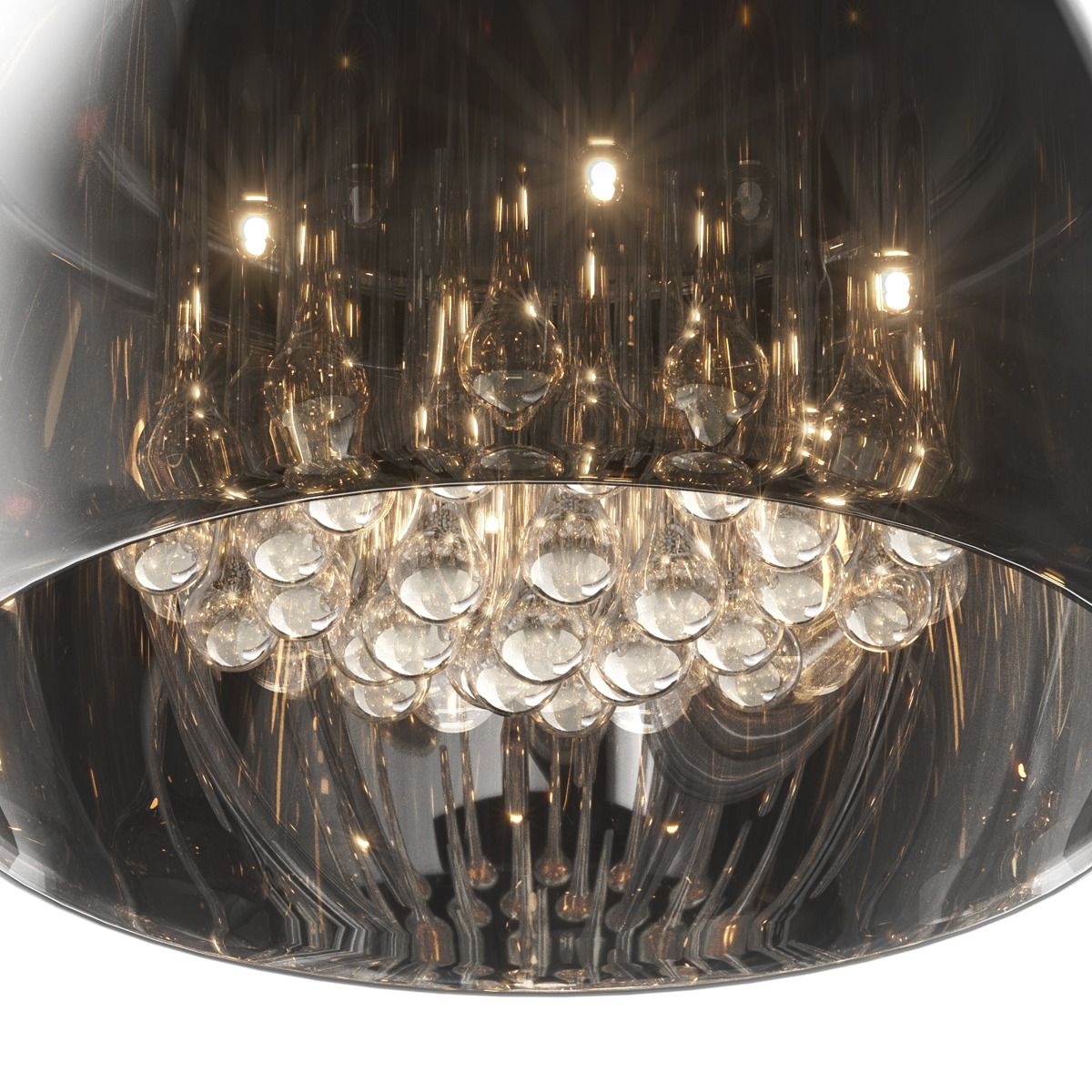 Piekaramā lampa Kristāla 22/40 cm hroms - N1 Home