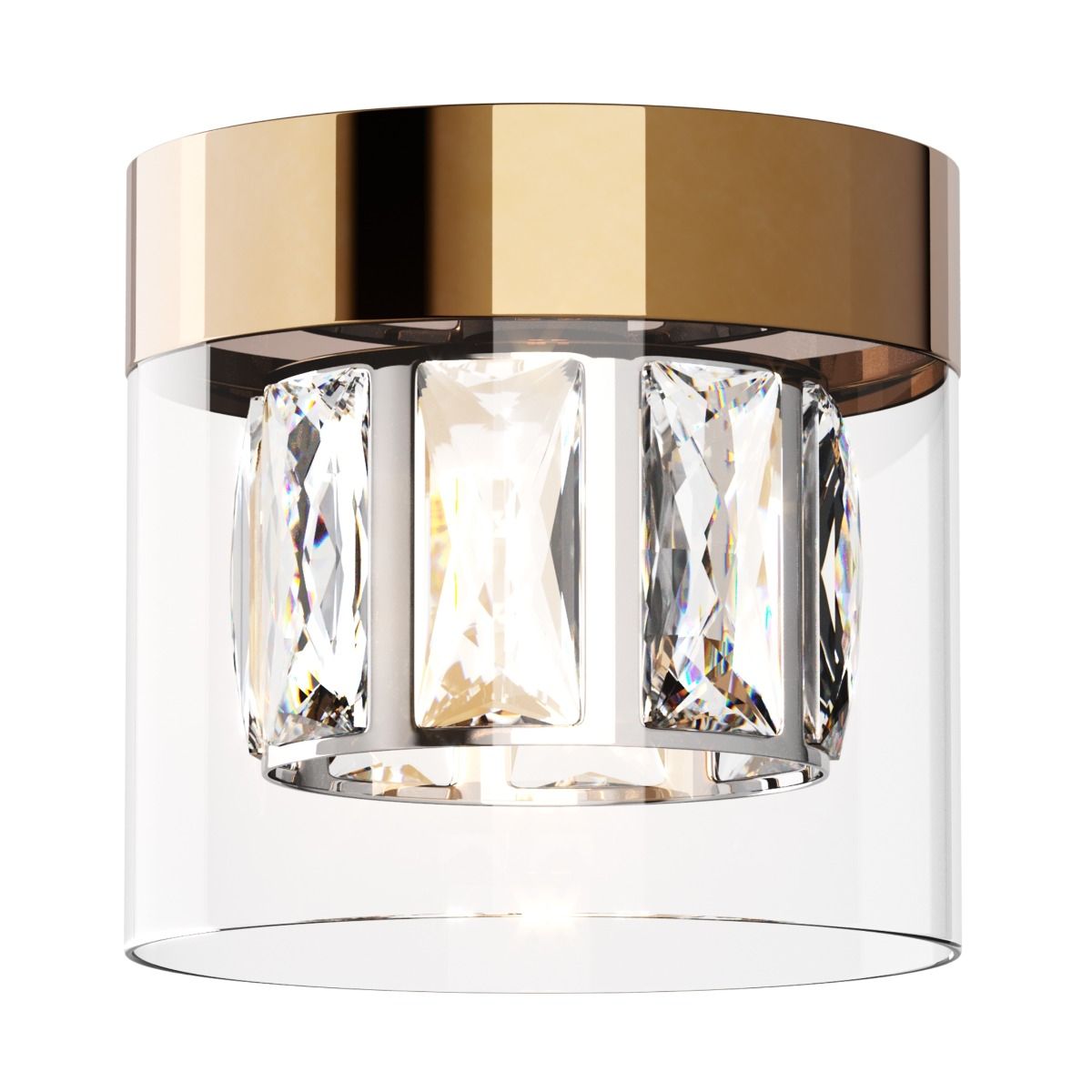 Piekaramā lampa Gemma 12/11 cm rozā zelta - N1 Home