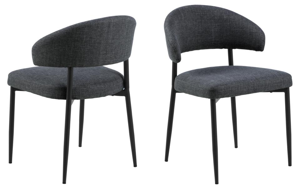 Krēsls Edins 56/55/77 cm tumši pelēks - N1 Home