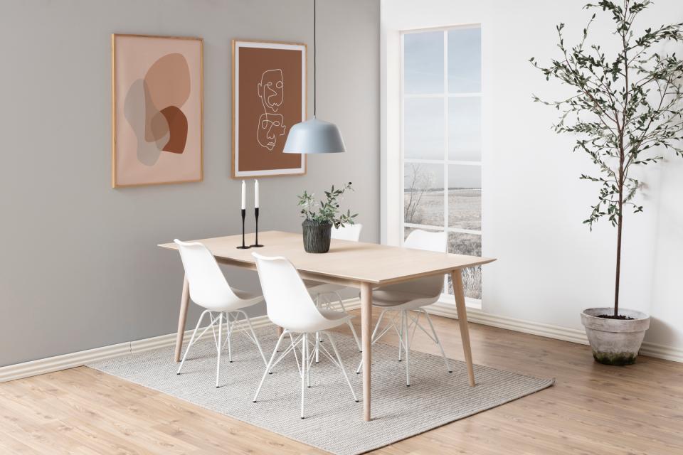 Krēsls Erkot 48/54/85 cm balts - N1 Home