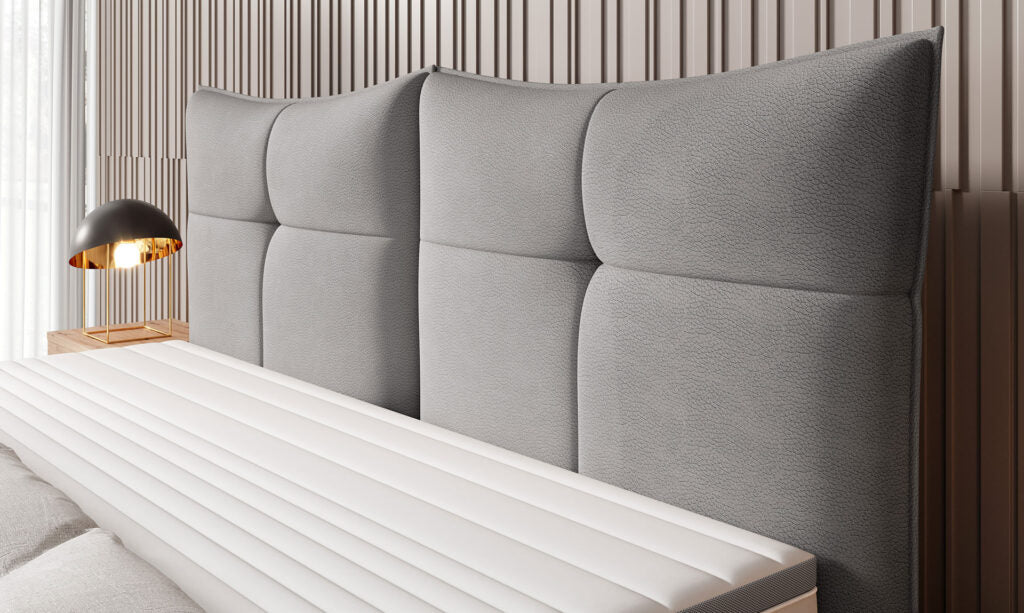 Gulta Cadi 140/160/180 x 200 cm pelēks - N1 Home