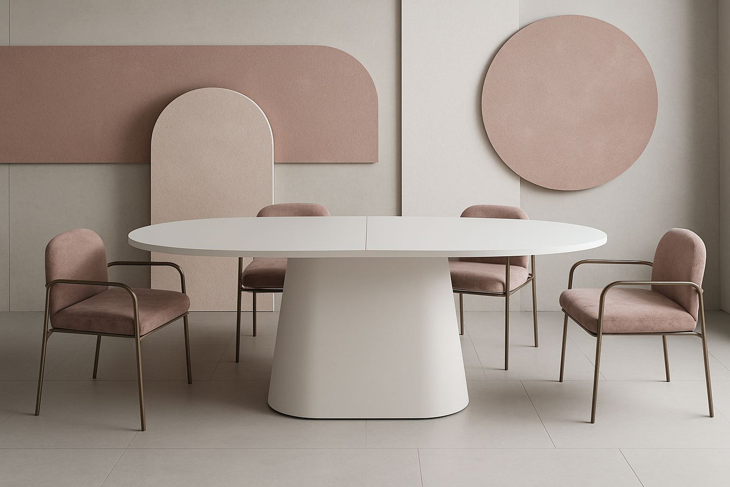 Galds Capito 160-208/89/75 cm kapučīno - N1 Home