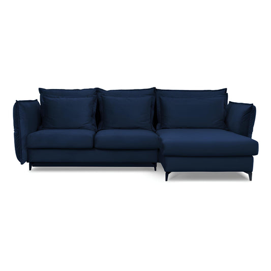 Dīvāns Carmen Corner S2 Befame 318/187/101 cm tumši zils - N1 Home