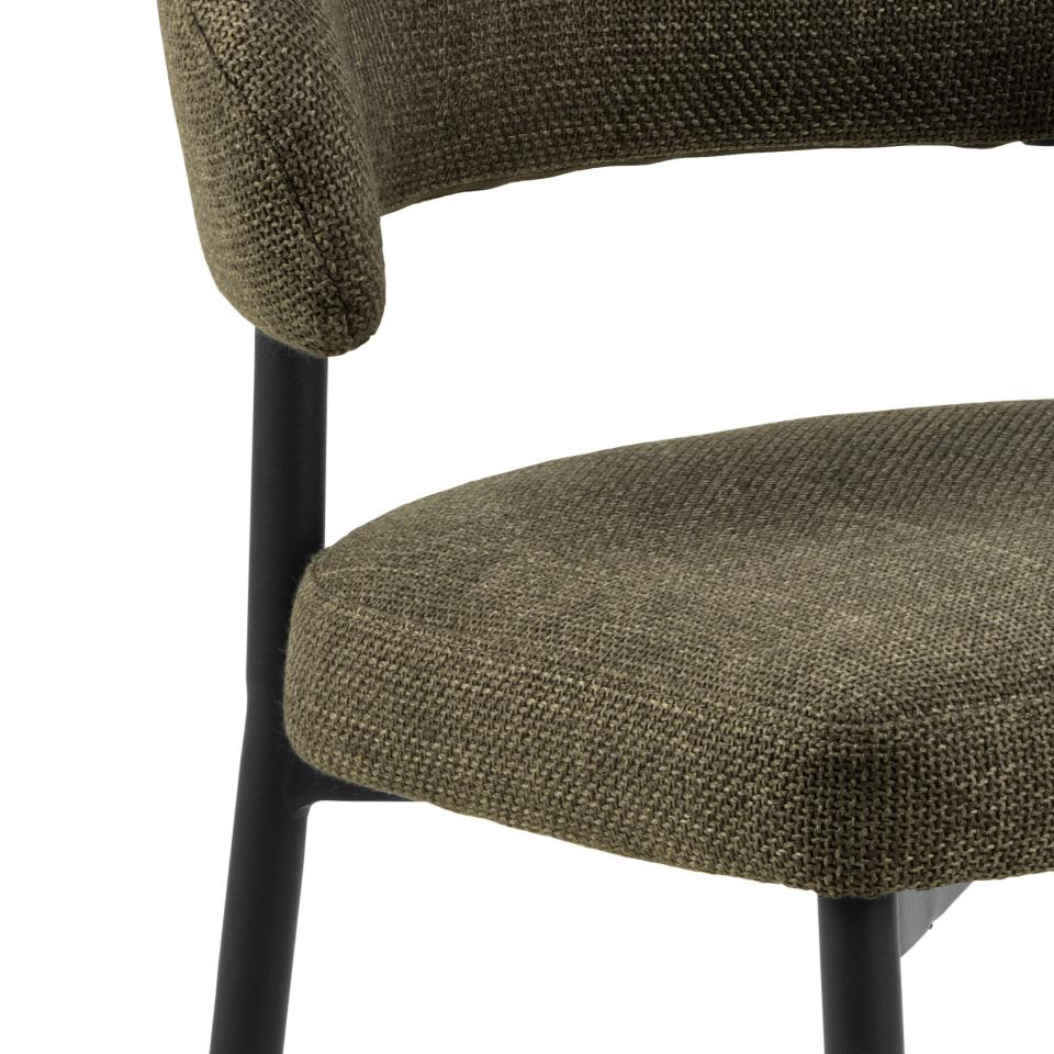 Krēsls Edins 56/55/77 cm zaļš - N1 Home