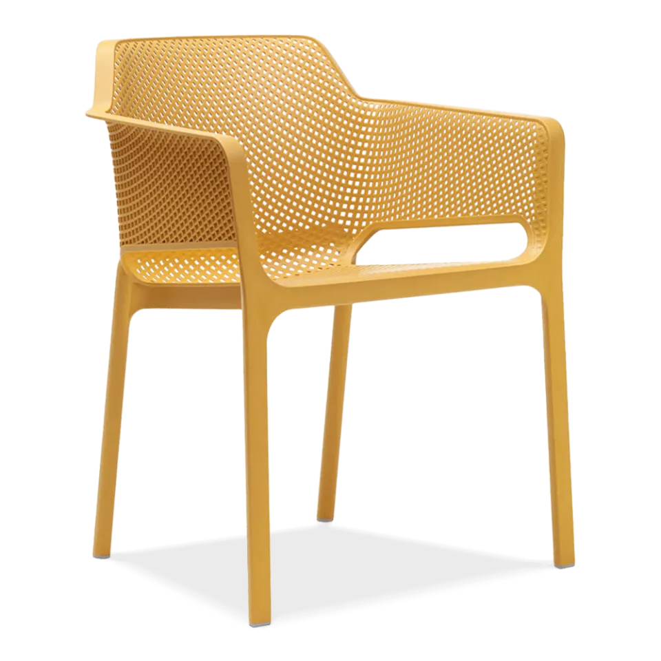 Krēsls Naro Nets 60/80/58 cm senape - N1 Home