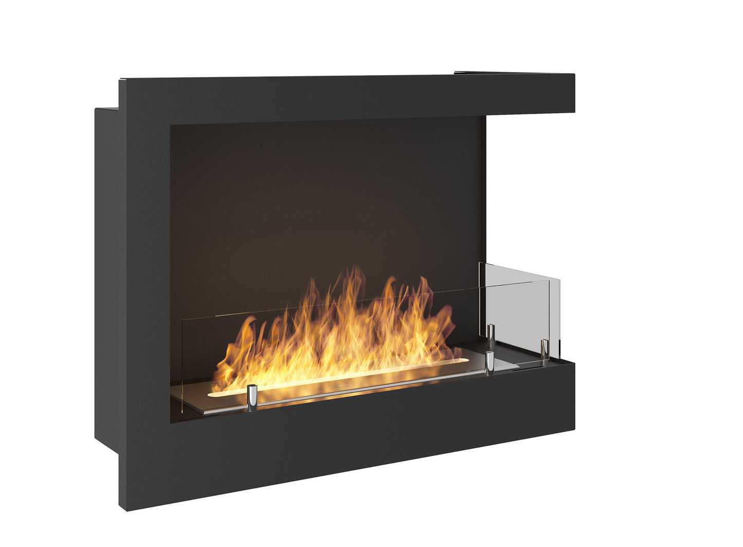 Biokamīns Cornia 60/45/24 cm melns - N1 Home