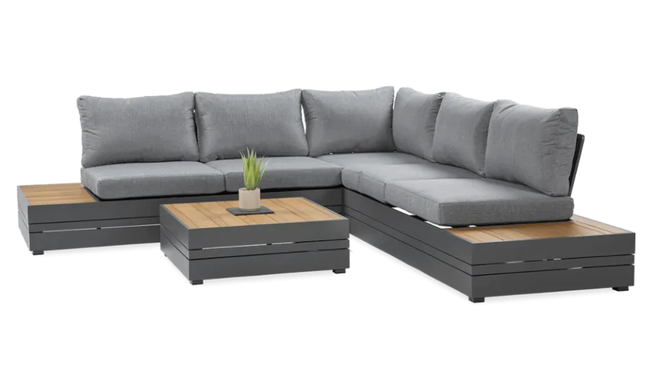 Dārza komplekts Marvi tumši pelēks - N1 Home