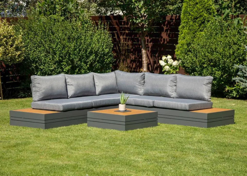 Dārza komplekts Marvi tumši pelēks - N1 Home