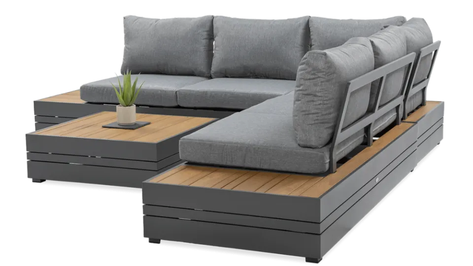 Dārza komplekts Marvi tumši pelēks - N1 Home