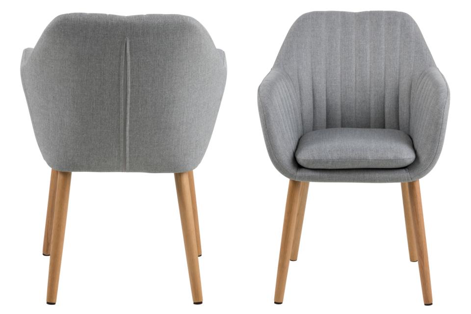 Krēsls Emil  57/61/83 cm pelēks - N1 Home