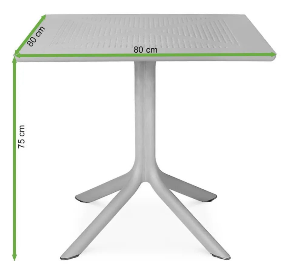 Galds Naro Cli 80/80/75 cm agave - N1 Home